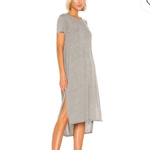 Michael Lauren Augustus Tshirt Dress Grey Ombre